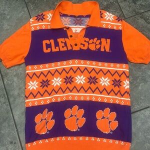 Kids' Orange and Purple Polo Shirt
